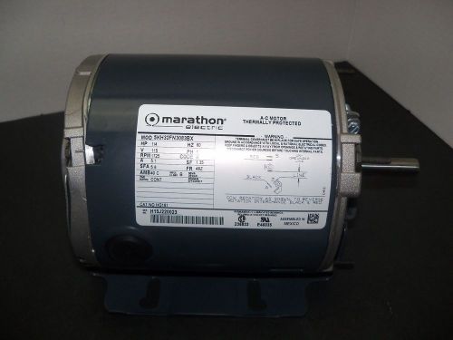 MARATHON ELECTRIC MOTOR MOD 5KH32FN5586X 1/3HP 115V 5.6A 60HZ 1725RPM 4406