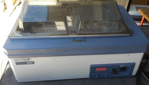 Fischer scientific isotemp 220 digital control immersion water bath nice working for sale