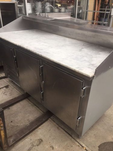 USED Refrigerated Dough Retarder Marble Table 72&#034; Inches (Local Pickup Only)