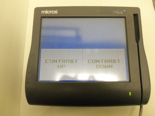 Micros Workstation 4 System Unit Point of Sale POS Terminal System 500614001