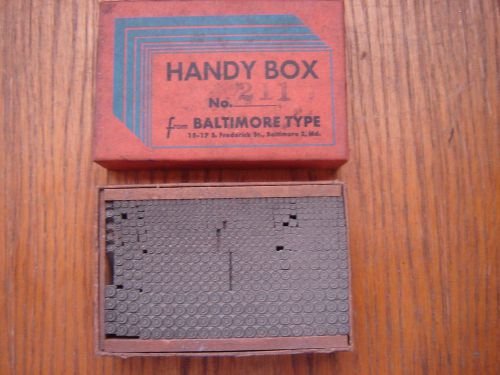 Letterpress Metal Borders Handy Box #211 6pt-12pt