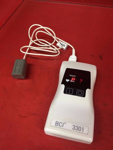 BCI - 3301 - Hand-Held Pulse Oximeter - Powers On - Finger Sensor Included