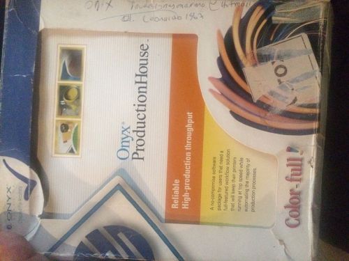 Onyx ProductionHouse Version 5.6.1 xerox edition RIP dongle discs and manuals
