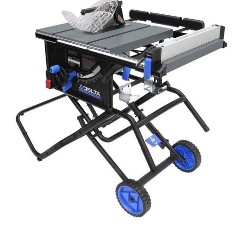 DELTA 36-6020 10 in. Left Tilt Portable Table Saw with Stand New! Freeshipping!!