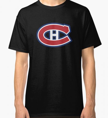 New retro montreal canadiens men&#039;s black tees tshirt clothing for sale
