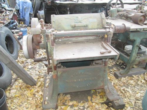 Woodworking power planer 6&#034; x 24&#034; heavy duty industrial vintage for sale