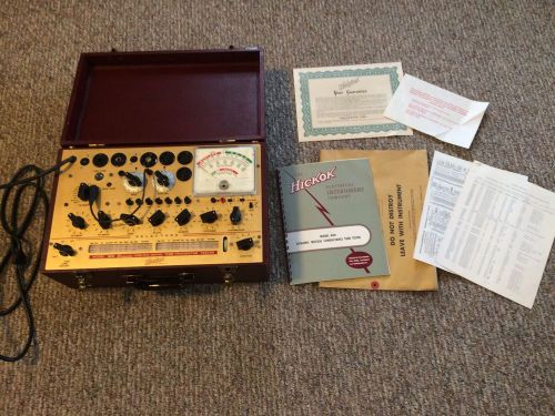 Hickok Model 800 Mutual Conductance Vacuum Tube Tester &#034; untested &#034; with manual