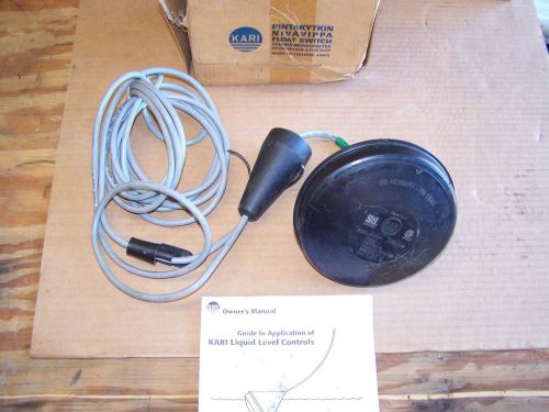Kari ka-s liquid level float switch sti no. 22274 type 2h 250v 5 meter cable new for sale