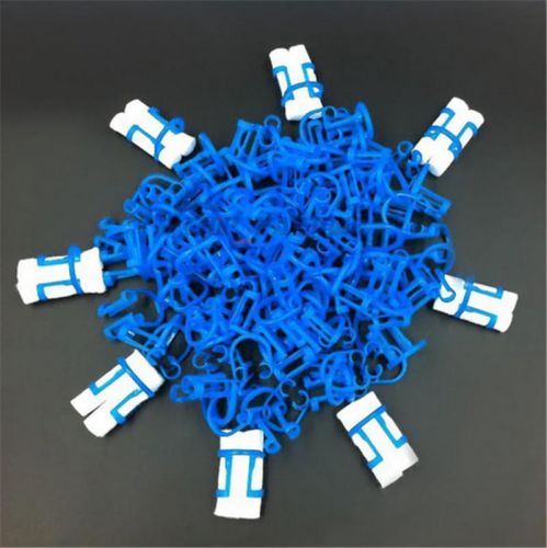 100x Disposable Cotton Roll Holder Clip For Dental Clinic Lab Orthodontic