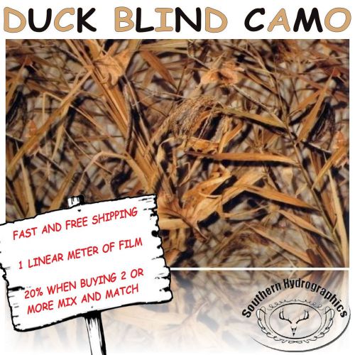 HYDROGRAPHIC WATER TRANSFER HYDRODIPPING FILM HYDRO DIP DUCK BLIND CAMO