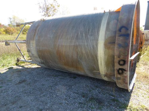 2,800 gallon fiberglass cylindrical tank (ct2206) for sale