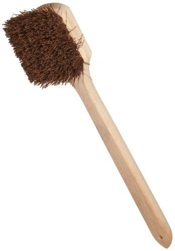 Weiler 72101 utility scrub brush, palmyra fill, wood block, 20&#034; length for sale