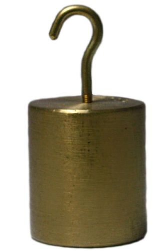 200 gram single hooked brass mass - calibration weight for sale