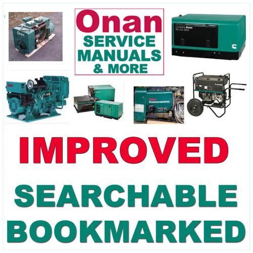 ONAN B43E B43G B43M B48G B48M Engine SERVICE REPAIR &amp; PARTS MANUAL -10- MANUALS