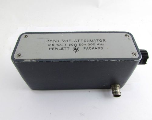 HP 355C VHF Step Attenuator/0.5Watt-50ohms-DC-1000MHz