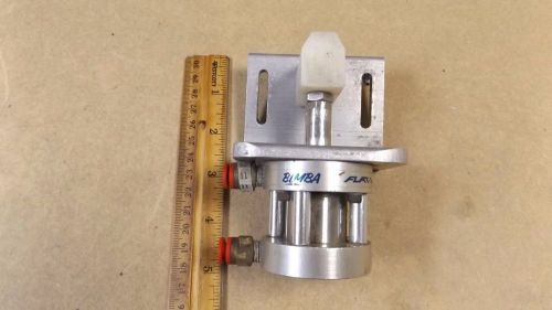 BIMBA FLAT-1 Pneumatic Air Cylinder FO-091-4RCMT 1&#034; w/ bracket &amp; SMC fitting