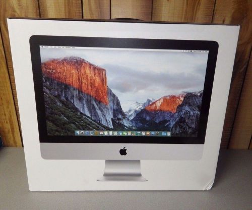 Apple imac a1418 21.5&#034; computer box only with styrofoam inserts for sale