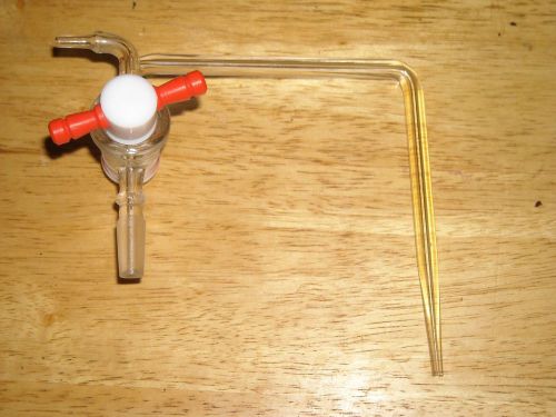 Sargent 10/30 inter connection glass valved dropper  2 90 degree bends used