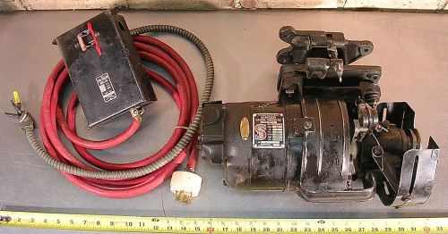 SINGER ELECTRIC TRANSMITTER / CLUTCH MOTOR CAT. No. S-692367-R, 230 VAC, 3 PHASE
