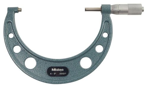 Mitutoyo outside micrometer, 4&#034; - 5&#034; range, .0001&#034; grad., thimble, 103-117 |kn1| for sale