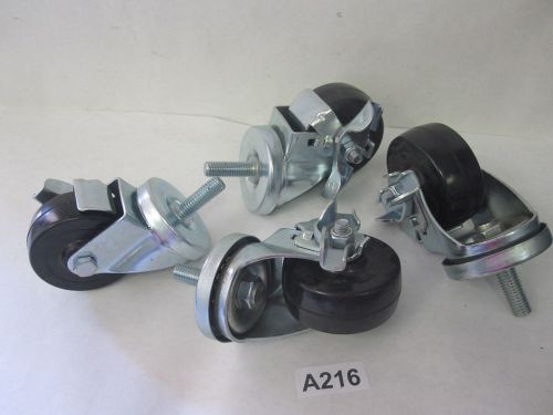 3&#034; x 1-1/4&#034; large caster swivel caster wheels with brakes for sale