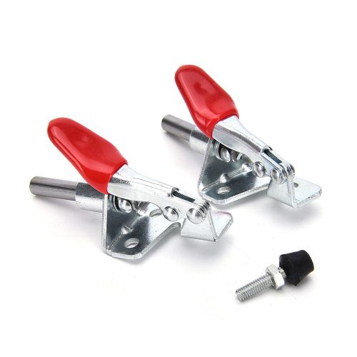 2pc  Toggle Vertical Clamp Hand Tool GH-301A Antislip Plastic Covered Handle FM