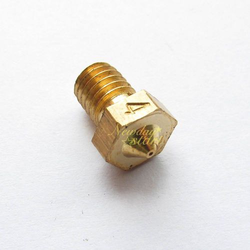 3D Printer M6 0.4mm Nozzle Print Head Brass Type Passive Cooling 1.75mm NEW