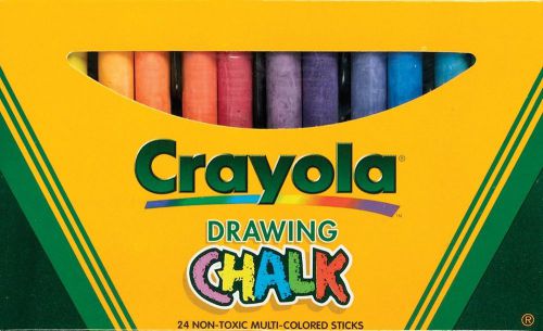Binney &amp; Smith Crayola(R) Drawing Chalk, Assorted Colors, Box Of 24