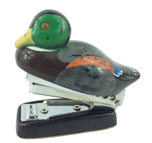 Cute Miniature Stapler with Mallard Duck