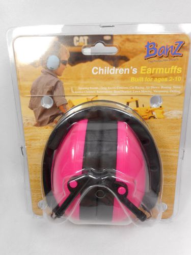 Baby Banz Children&#039;s Hearing Protector Earmuffs, Pink, Ages 2-10