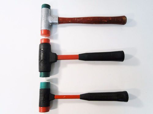3 PC PLUMB # 152 &amp; 16 oz Dead Blow Soft-Face Hammer Set