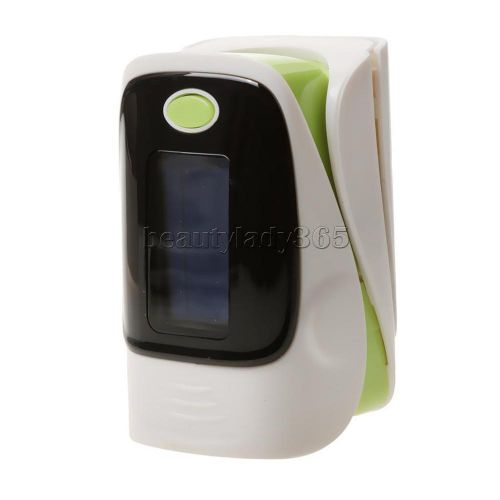 Finger Blood Oxygen Oximeter Meter SPO2 OLED Pulse Heart Rate Monitor Green