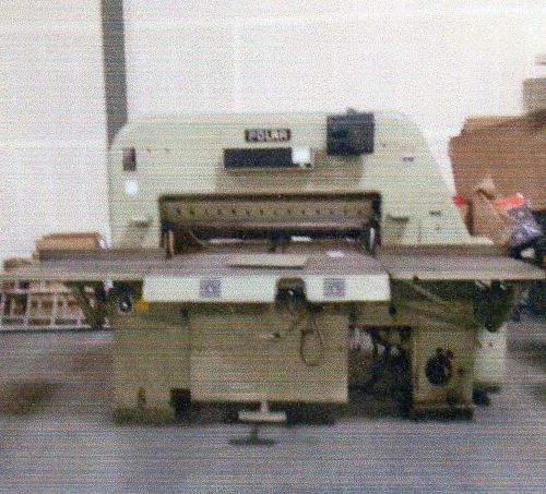 Polar paper cutter guilliutin. 54&#034; used.Press Graphic paper equipment.