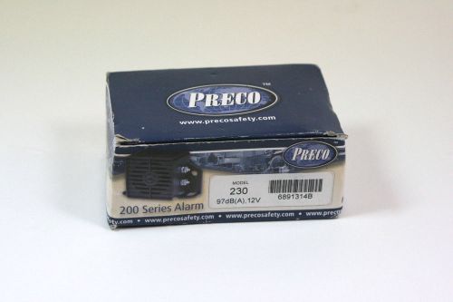 NEW Preco Back-up Alarm 12V 97dB(A)  Model 230 6891314B