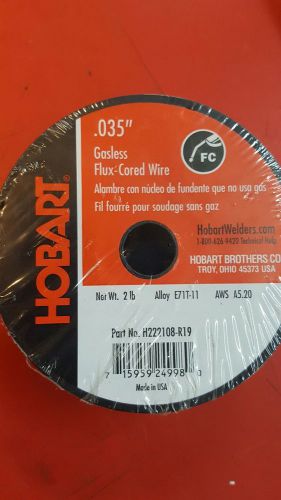 HOBART .035&#034; GASLESS FLUX-CORED WIRE 2LB.