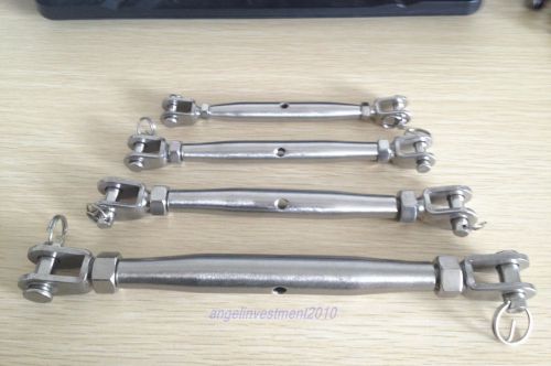10pcs new m6 304 stainless steel closed body jaw jaw turnbuckle for sale
