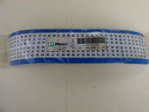 Panduit PCM-34-66 wire marker card....pack of 5......(NOS)