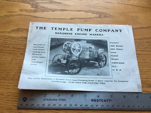 Catalog Temple Inverted Hit Miss Farm Gasoline Old Antique Gas Oil  Original