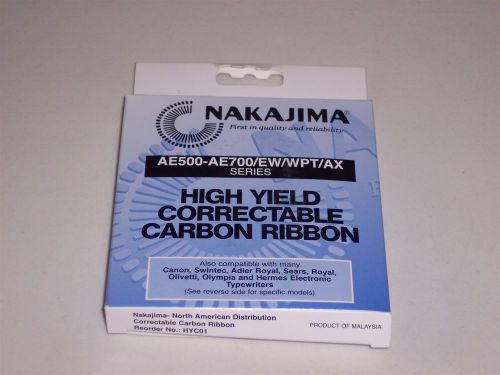 Nakajima high yield correctable carbon ribbon AE500-AE700 /EW/WPT/AX SERIES