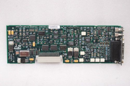 AE APEX 5K ANALOG INTERFACE BOARD 2305758-B RPM 1306646B WORKING