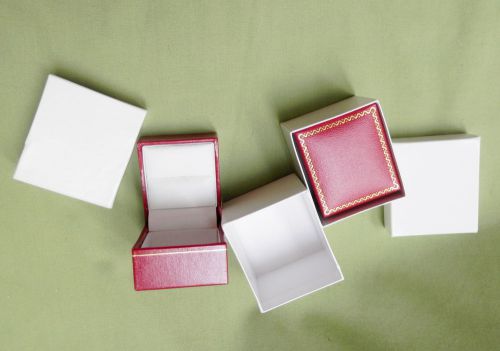 TWO NEW RING GIFT BOXES