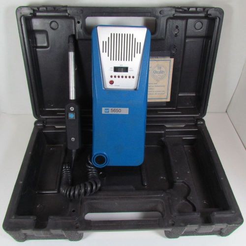 TIF 5650 Halogen Leak Detector/Refrigerant Sniffer with Case