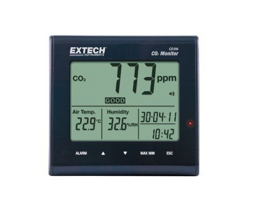 Extech co100 air quality carbon dioxide monitor for sale