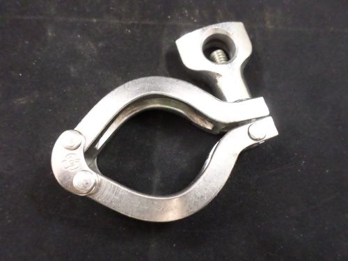 Tri Clover 1-1/2” Double Hinge 304 Stainless Steel Heavy Duty Sanitary Clamp