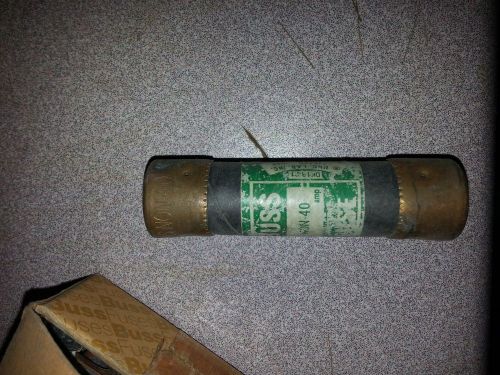 COOPER BUSSMANN NON 40 One Time BUSS Fuse - OLD Stock