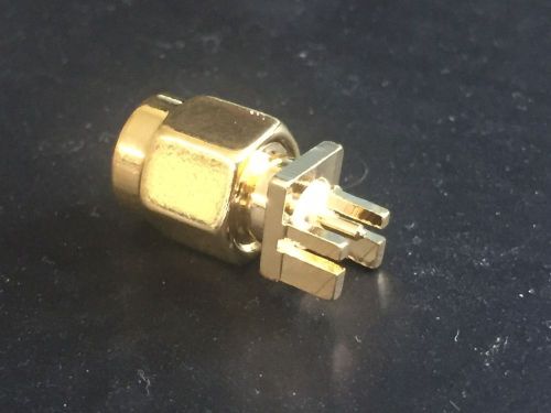 SMA connector for 0.8 mm PCB edge Male - Plug NARROW