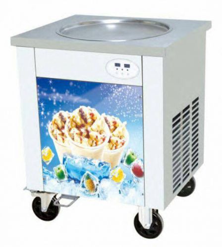 Single flat roll pan ice cream machine for sale