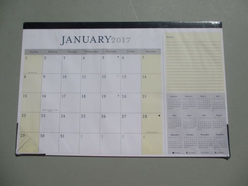 NEW 2017 Deskpad Calendar Blotter, Back to School, Home, Office