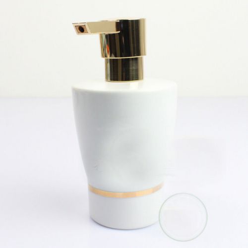 New Gold Fringe Porcelain Manual Control Soap Dispenser Hand Sanitizer Machine