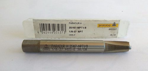 Walter Paradur H 25167 - NPT 1/8-27 HSS-E 4 flutes straight tap